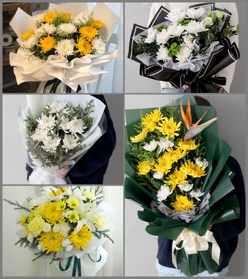 四川成都邛崃市回龙镇凉风村白事花束代送